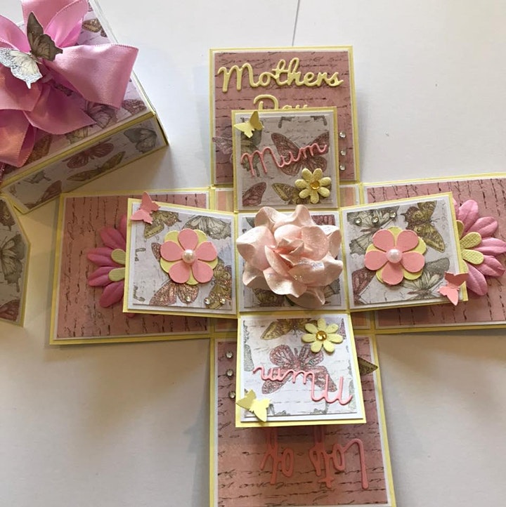 Mother's Day Box Card Handmade Workshop For Mother's Day Gift