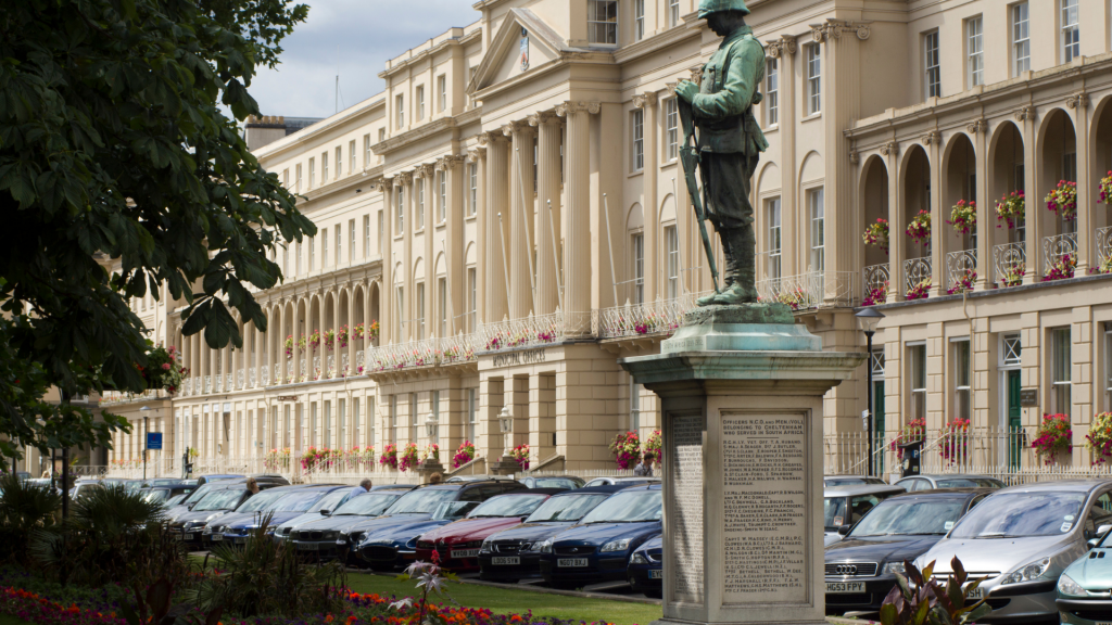 Regency Cheltenham Town With Regency Buildings in Cheltenham