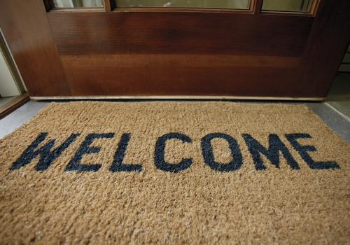 Welcome Doormat To Help Keep Your Carpet Clean