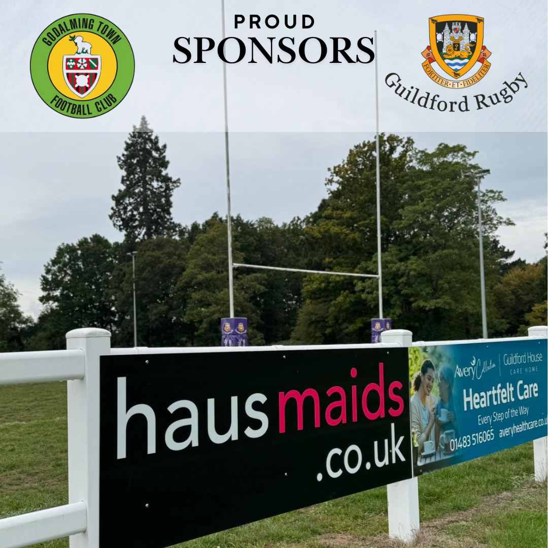 Haus Maids Guildford Rugby club and Godalming Football Club